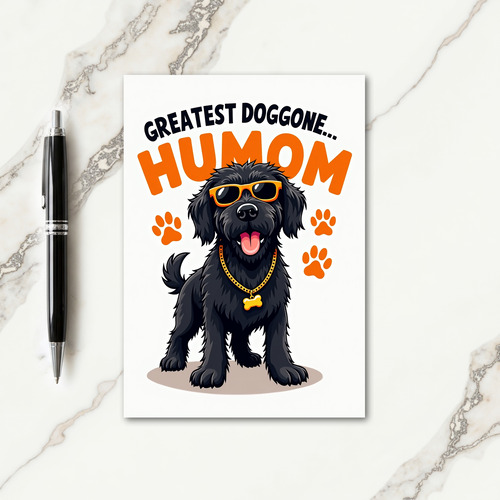 Polka Dot Cool Pup Card