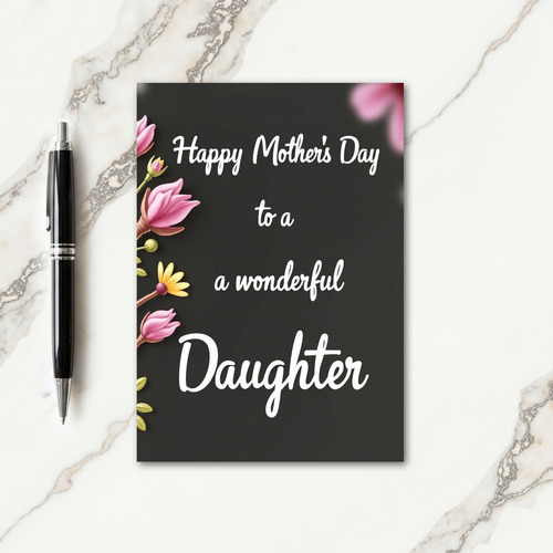 Polka Dot Daughters Day Card