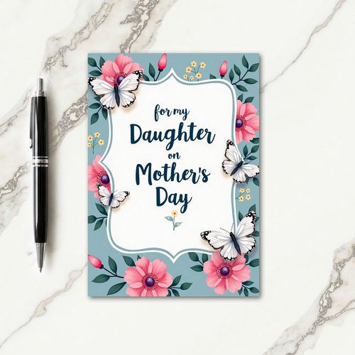 Polka Dot Daughters Mothers Day Card