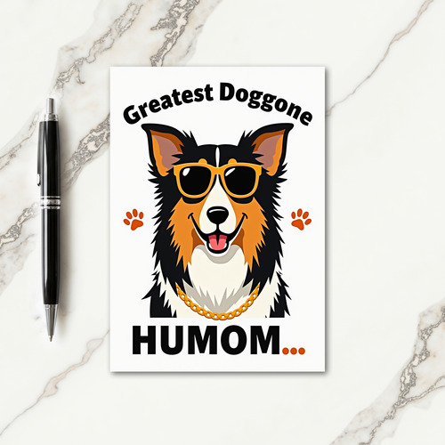 Polka Dot Dog Best Friend Card