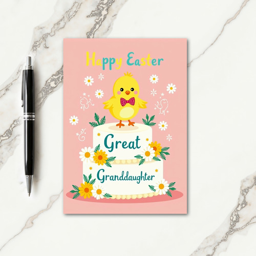 Polka Dot Easter Cake Card