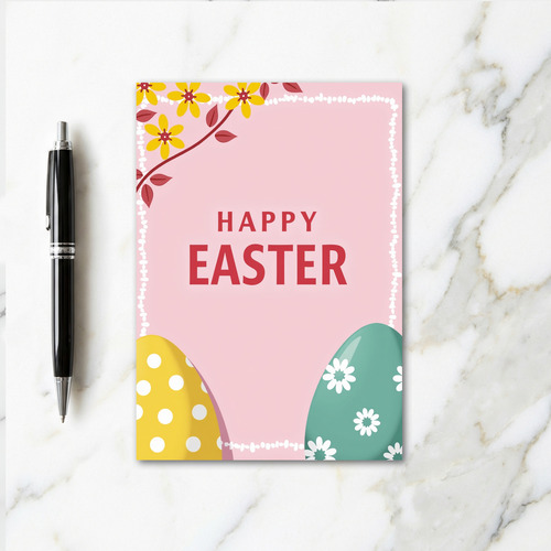 Polka Dot Easter Card
