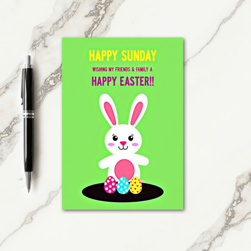 Polka Dot Easter Friends Card