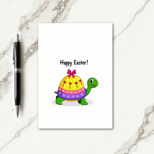 Polka Dot Easter Reptile Card