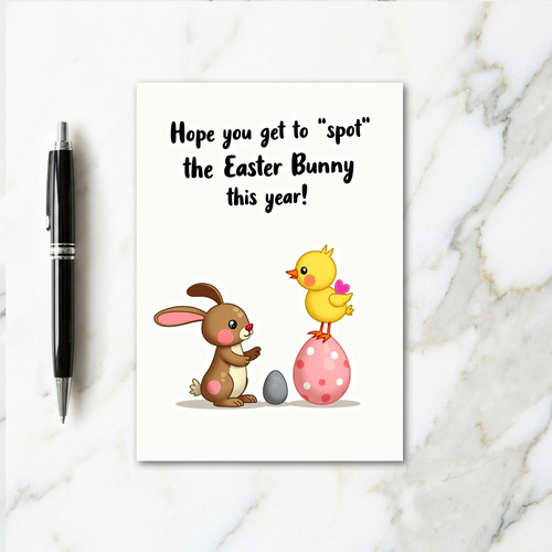 Polka Dot Egg Friends Card