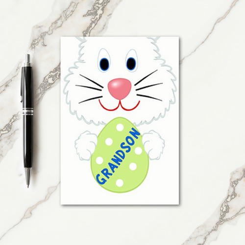 Polka Dot Egg Hare Card