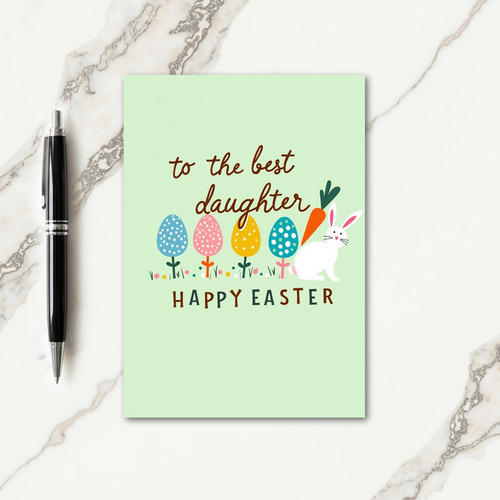 Polka Dot Eggs Springtime Card