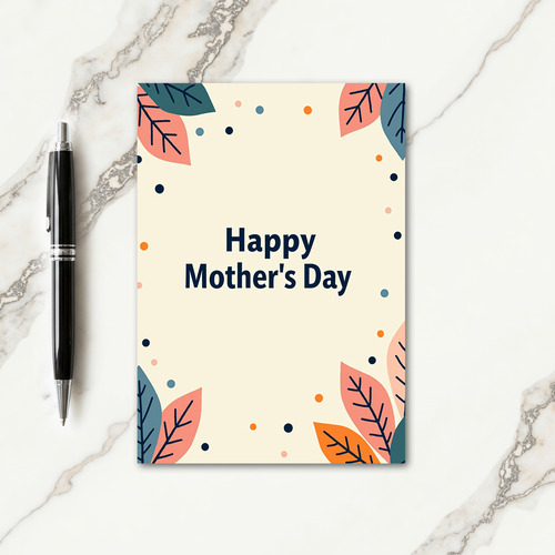 Polka Dot Family Day Card