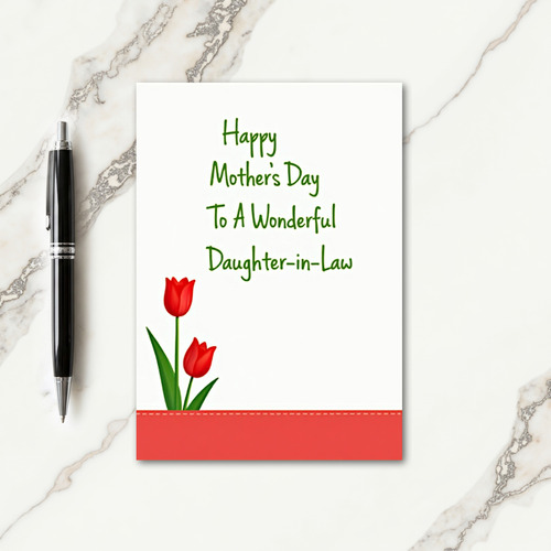 Polka Dot Family Wishes Card