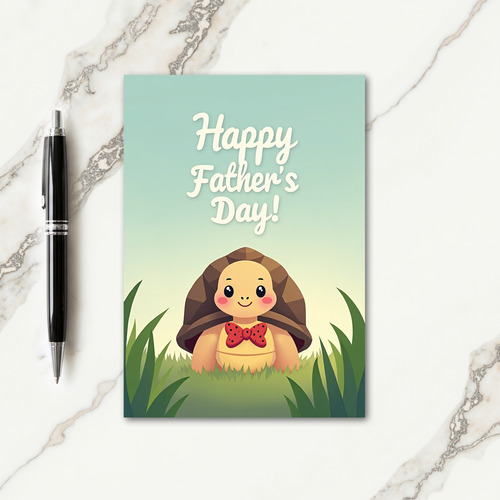 Polka Dot Fathers Day Bow Card