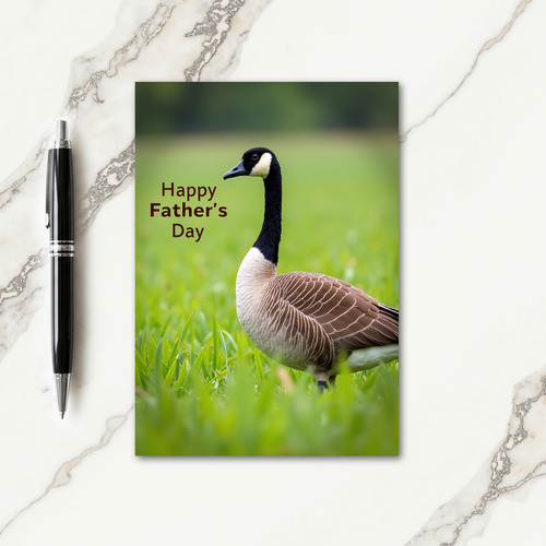 Polka Dot Fathers Day Waterfowl Card
