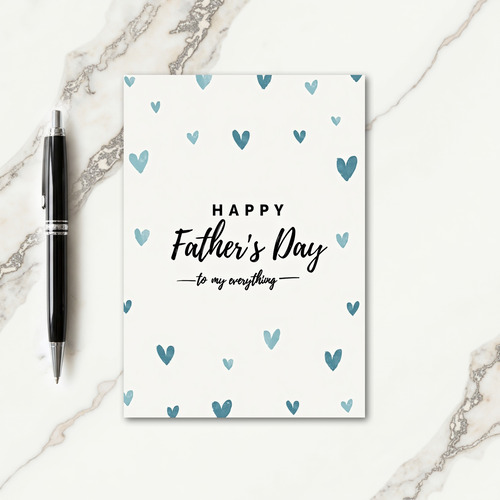 Polka Dot Fathers Day Wishes Card