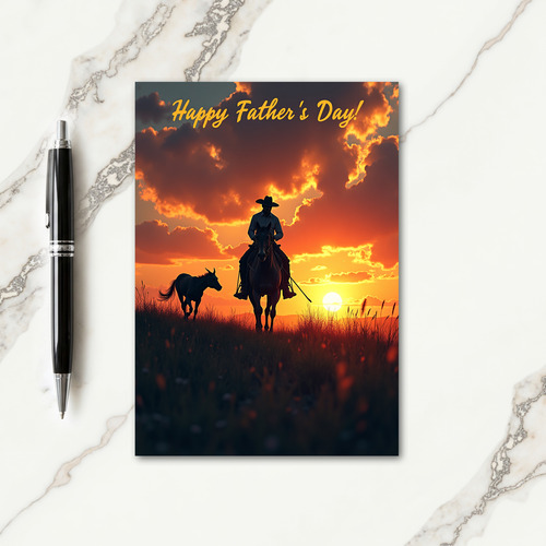 Polka Dot Fathers Honor Card