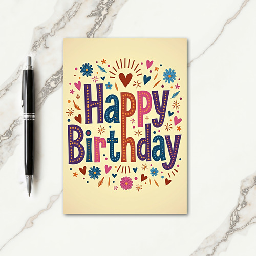 Polka Dot Festive Fun Card