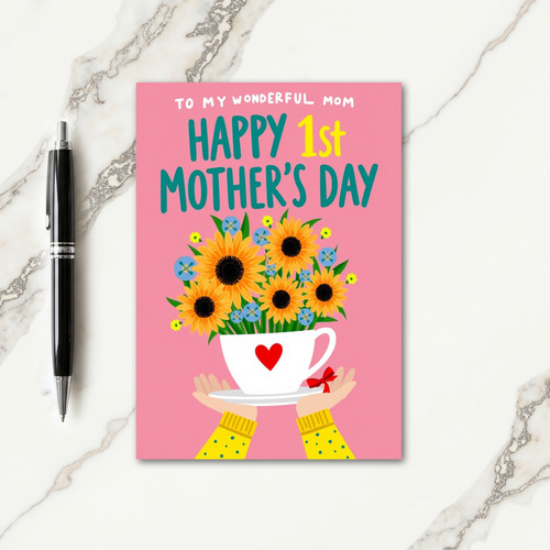 Polka Dot Floral Gift Card