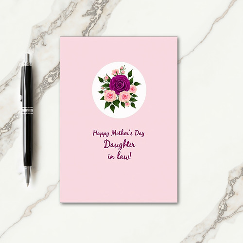 Polka Dot Floral Grandmas Card