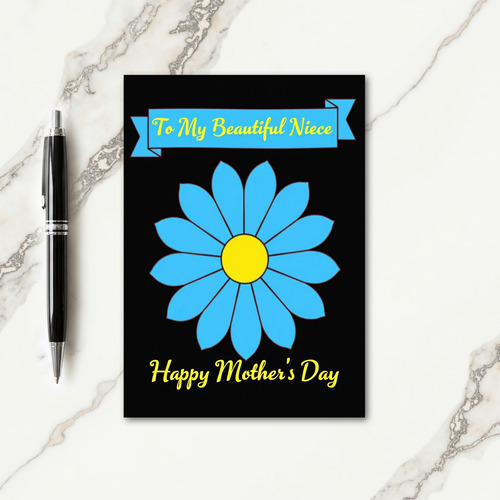 Polka Dot Floral Niece Card