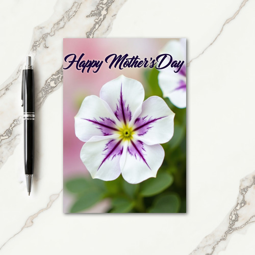 Polka Dot Floral Thank You Card