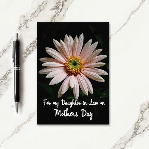 Polka Dot Flower Blossom Card