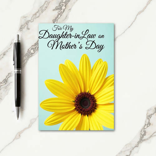 Polka Dot Flower Daughterinlaw Card