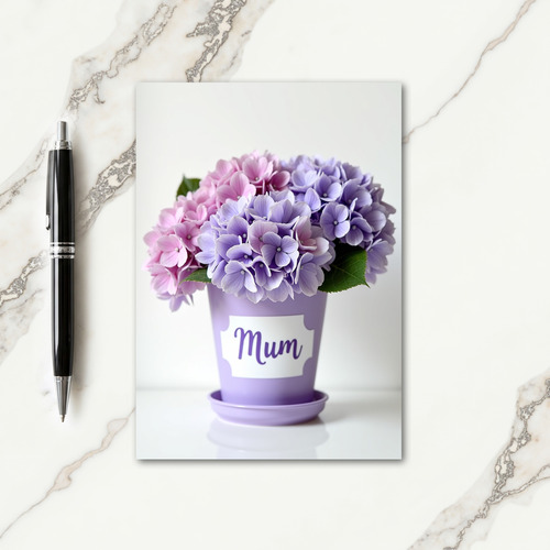 Polka Dot Flower Garden Card