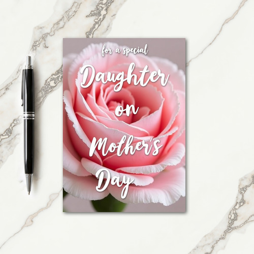 Polka Dot Flower Petal Card