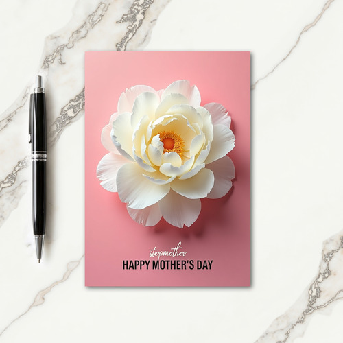 Polka Dot Flower Stepmother Card