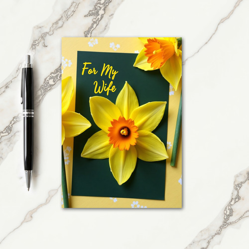 Polka Dot For My Wife Card