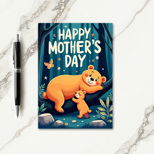 Polka Dot Forest Love Card