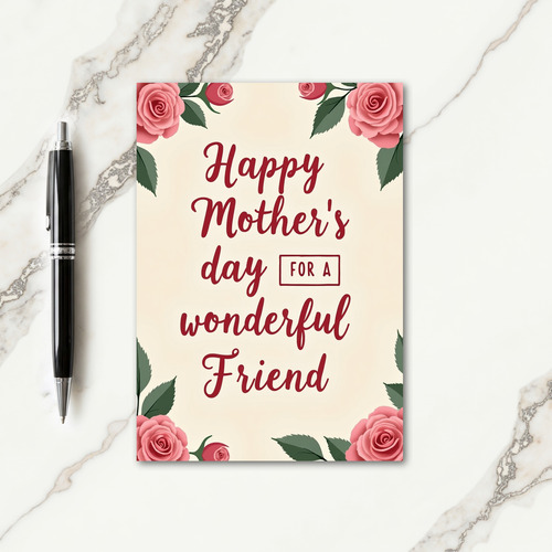 Polka Dot Friend Mothers Day Card