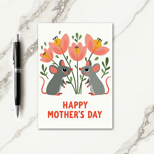 Polka Dot Friends Happy Card