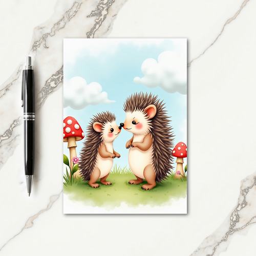 Polka Dot Fungi Love Card