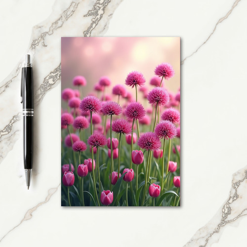 Polka Dot Garden Bloom Card