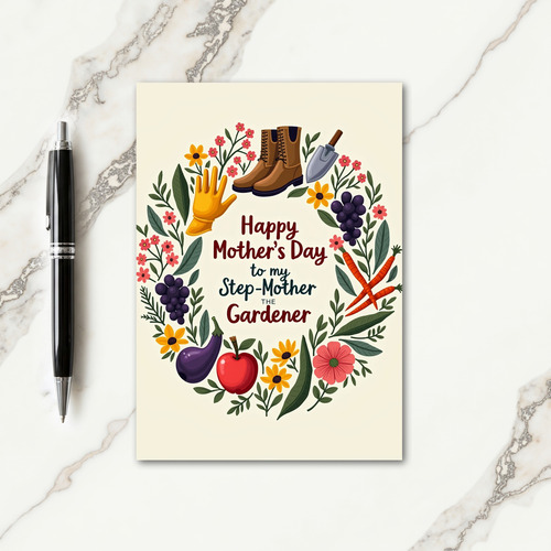 Polka Dot Gardeners Tribute Card