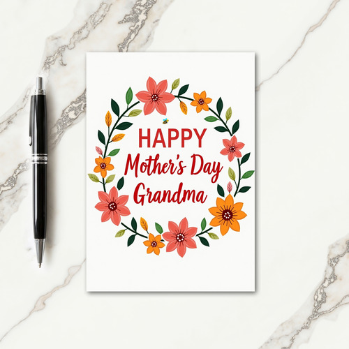 Polka Dot Grandma Happy Day Card