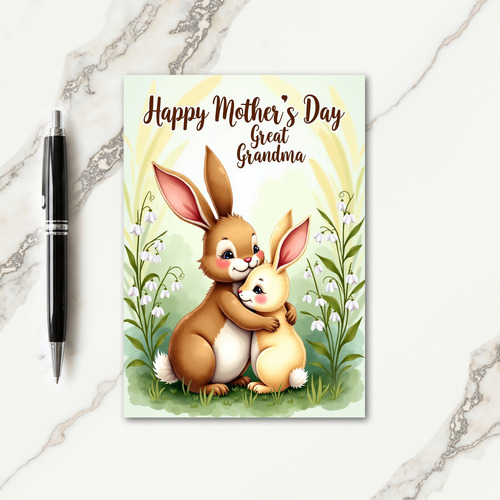 Polka Dot Grandma Hugs Card