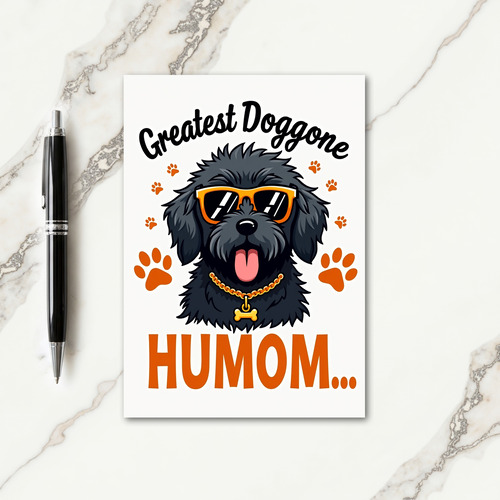Polka Dot Greatest Humom Card