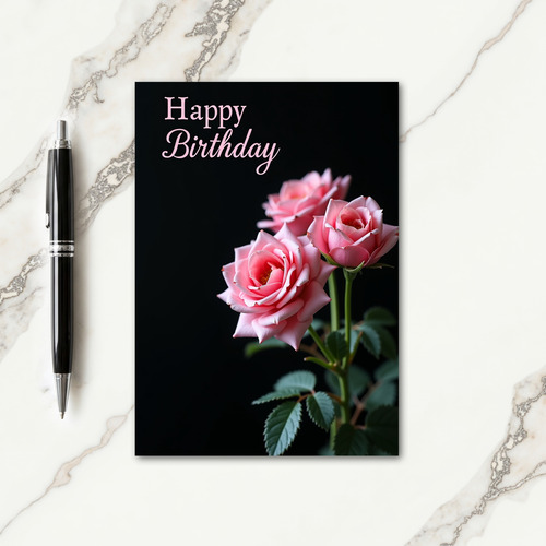 Polka Dot Happy Birthday Card