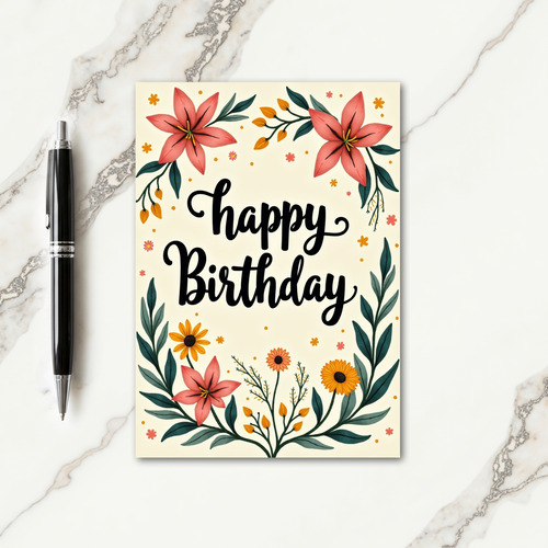 Polka Dot Happy Celebration Card