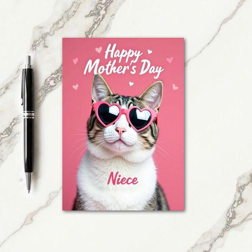 Polka Dot Happy Mothers Day Niece Card