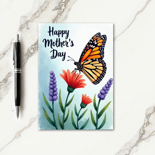 Polka Dot Insect Art Card