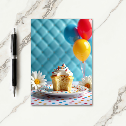 Polka Dot Joyful Treat Card