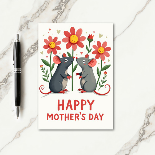 Polka Dot Love Mothers Day Card