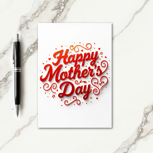 Polka Dot Message Card