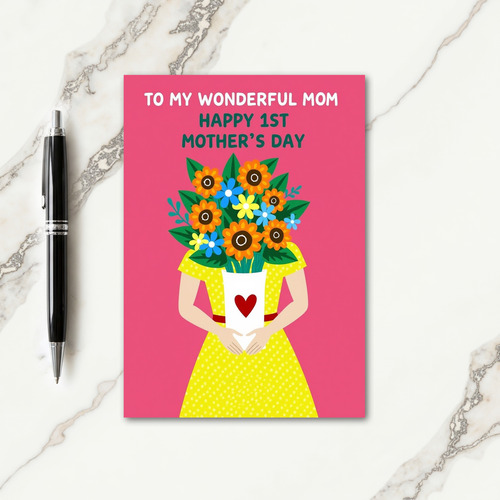 Polka Dot Mom Happy Day Card