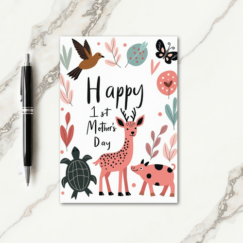 Polka Dot Mothers Day First Card