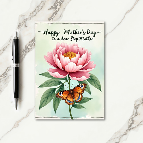 Polka Dot Mothers Day Flower Card