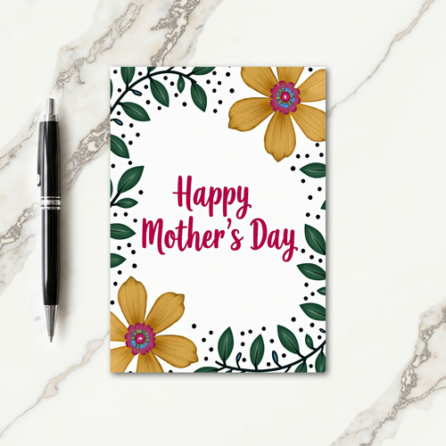 Polka Dot Mothers Day Image Card