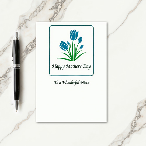 Polka Dot Mothers Day Niece Card