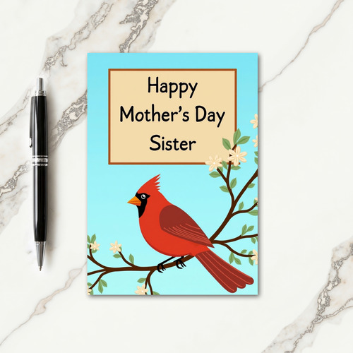 Polka Dot Mothers Day Sister Card